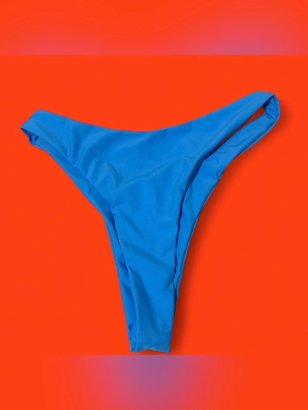 Blue  Thong Bottoms